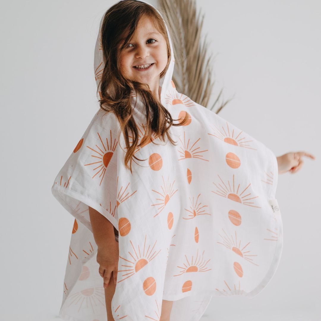 Baby swim hot sale towel poncho