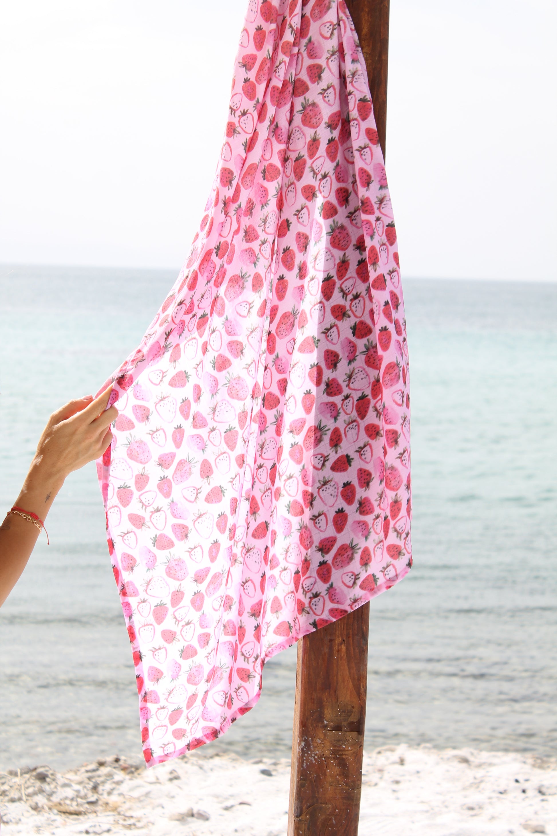 hair care beach gym hair towel pink