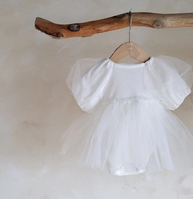 Baby Christening Baptism White Dress